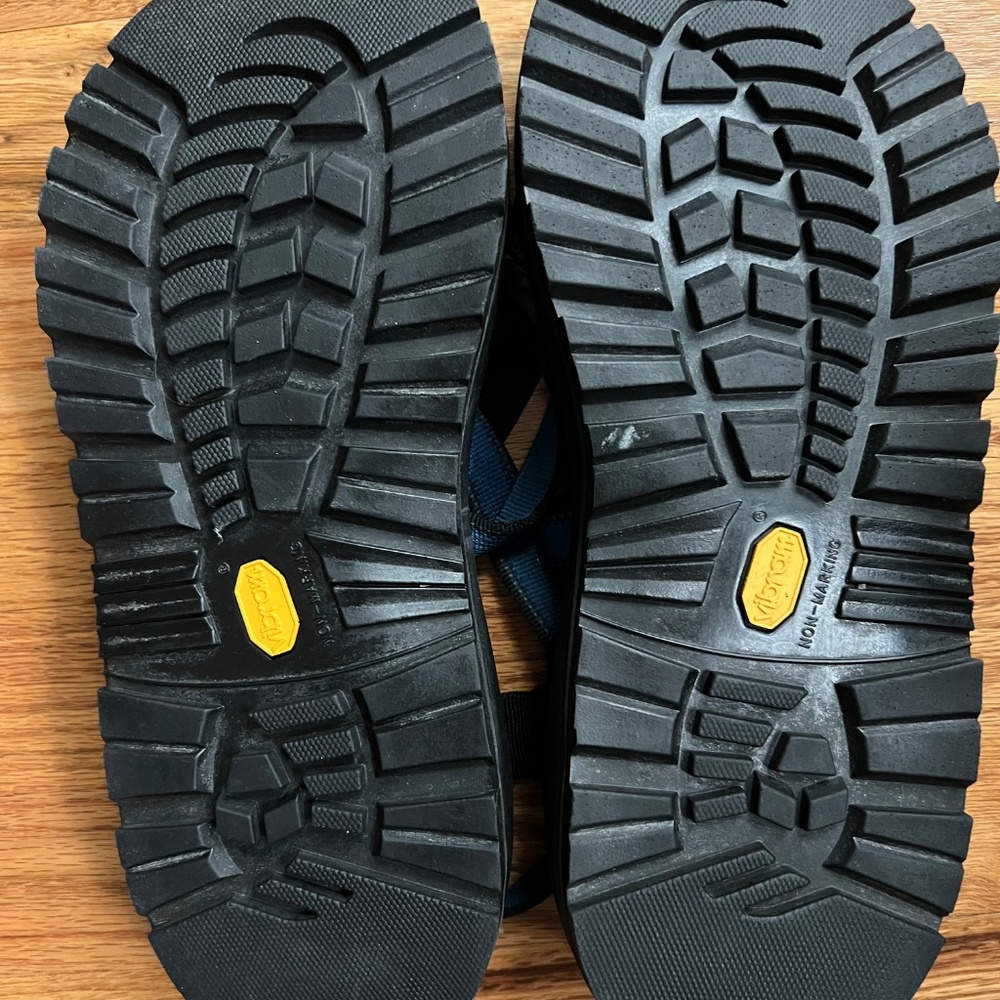 Vintage Chaco Z2 Terreno blue hiking/white water sandals men’s 11Med, USA! - Picture 8 of 15